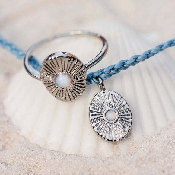 BRAND NEW Pura Vida SUN RAY CHARM BRACELET in black - Picture 7 of 9